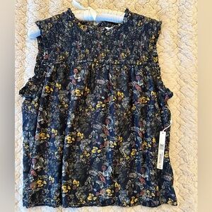 New! Caslon Nordstrom Women’s XL Blouse Floral